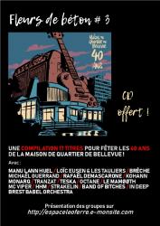 Verso flyer concerts 40 ans